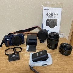 EOS M2 ダブルレンズキット(オマケ付)【美品】