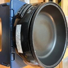 山善グリル鍋　YGA-120ブラックの画像