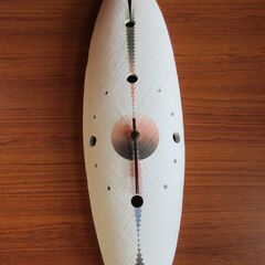 壁掛け時計（陶器製）の画像