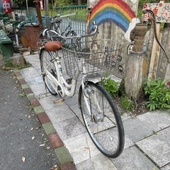 【2372】シティ　26インチ　後輪タイヤ・チューブ・サドル新品　10,500円（防犯・税込）の画像