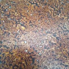 [値下げしました]丸い座卓[レトロ]の画像