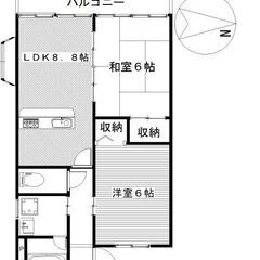 ★２LDK・家賃4.5万円★家賃1ヶ月無料★ドルチェテラス　1F − 群馬県