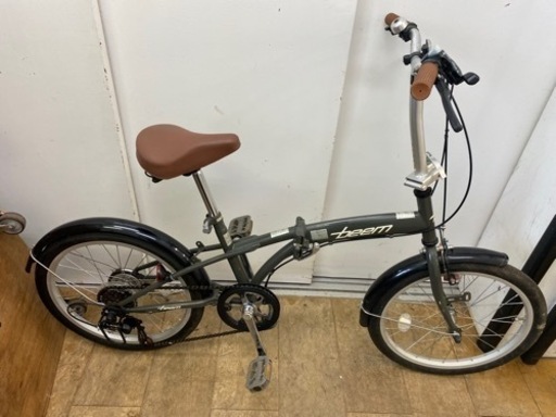 N196★beem★20インチ折りたたみ自転車★防犯登録料込み