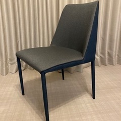 大塚家具　ダイニングチェア「セリオ」ブルー色  4脚セット