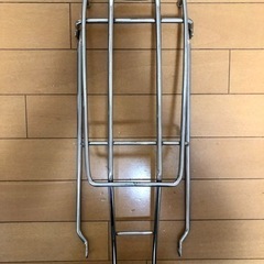 自転車　リアキャリア　27インチ　超低床タイプ ダボ止め 