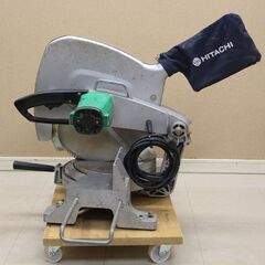 日立工機 卓上丸ノコ 380mm ブレーキ付 C15FB 押し切り 切断機 丸のこ 電動工具 大工道具 (D4378kxxY)