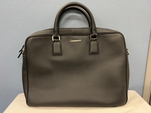 美品 Ermenegildo Zegna ゼニア ブリーフケース A4 シボ革