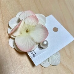 ピアス お花 パール ピンク 大ぶり 目立つの画像