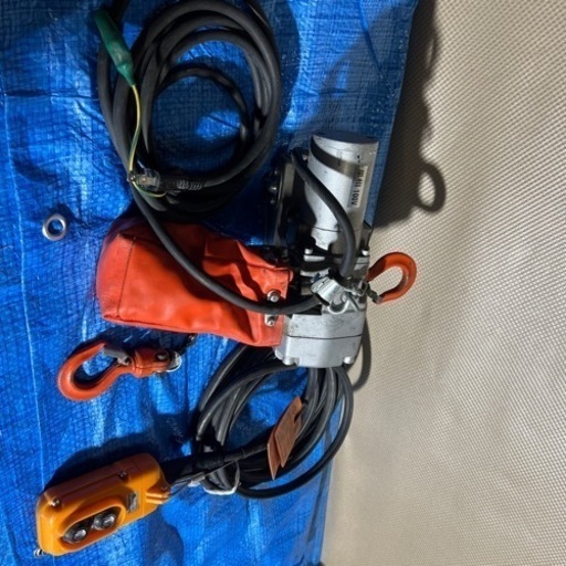 電動チェーンブロック100v 200kg 象印