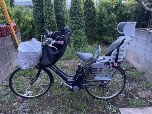 子供乗せ前後付き電動自転車