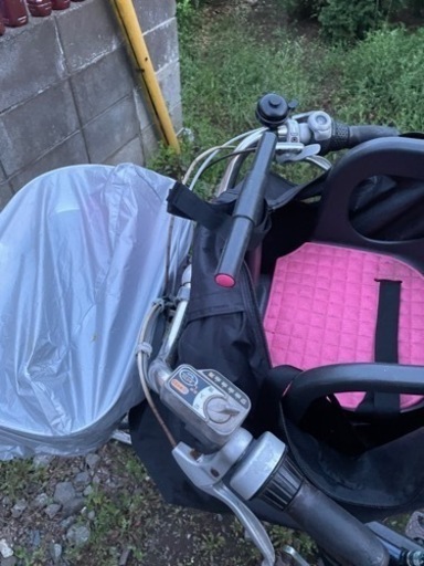 子供乗せ前後付き電動自転車