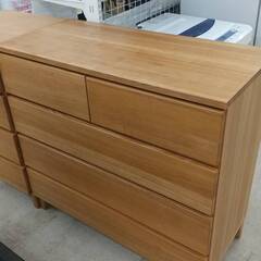 🤩値下げ致しました🤩😍廃盤モデル😍無印良品 4段 チェスト タモ