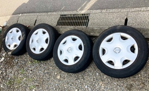【バリ山】155/65R13 ブリヂストン製タイヤ　4本セット