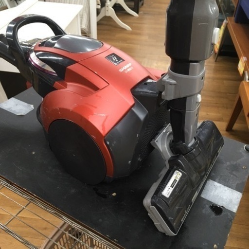 S351シャープ SHARP EC-PX210-R [サイクロン式クリーナー プラズマクラスター搭載 レッド系]