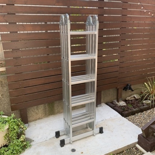 【美品】折り畳み式はしご