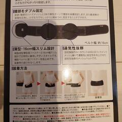 ※商談中※【新品・ほぼ未使用】 中山式 ボディフレーム 腰用 ハード Lサイズ 骨盤ベルト 男女兼用 腰痛 コルセット BODY FRAMEの画像