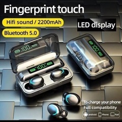 【新品】【他アプリにて】Bluetooth イヤホン　ワイヤレス...