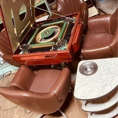 全自動卓　雀酔　ソファ　サイドテーブル