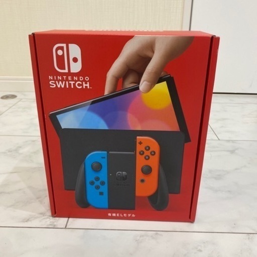新型 任天堂 switch 本体 有機EL モデル　ブルー　レッド