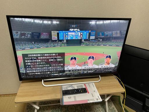 SONY BRAVIA 40V型 YouTube インターネット KDL-40W600B 2014年製