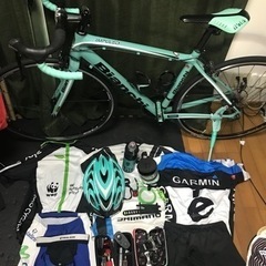 BIANCHI IMPULSO 105コンポセット おまけ多数有ります