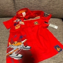 ディズニープレーンズ ピストンピーク ファイヤードメント ボタンダウンシャツの画像