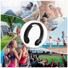 ⭐商品番号⭐NO.29　首掛け扇風機 携帯扇風機　 瞬間冷却 3段階風量調の画像