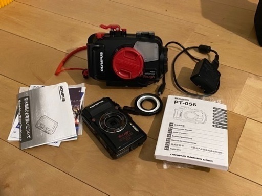 オリンパス TG TG-4 BLACK + ハウジング+LEDライト