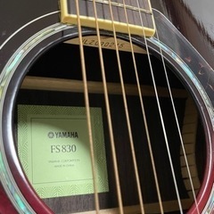 [値下げ交渉受け付けます]YAMAHA FS830 アコースティックギターの画像