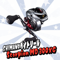 SHIMANO Scorpion MD 300XG ベイトリール、販売中！ 【SP4161】