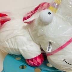 ミニオンズ　ギガジャンボPINKPOPぬいぐるみ　フラッフィ　ユ...