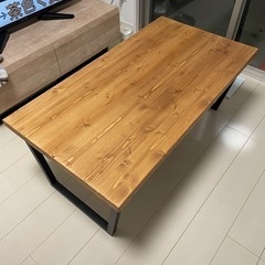 Norzy パイン材一人暮らし用テーブル