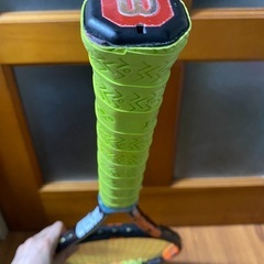 テニスラケット＆ケース ウィルソン BURN95  309g  Wilson ハイパフォーマンスカーボンファイバー high performance carbon fiber  X2 shaft 錦織圭選手の画像