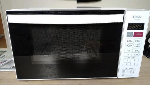 【現在、交渉中】電子レンジ　Haier　JM-FH18D 【2018年製】