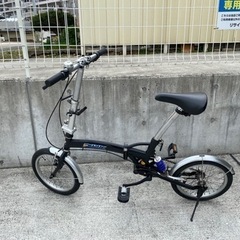 DIBIK サスペンション付 折りたたみ自転車 16インチ ミニベロ 中古 自転車の画像