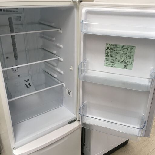 J1029 ★6か月保証付き★ パナソニック Panasonic 2ドア冷蔵庫 NR-B17DW-W 168L 2021年製 ホワイト クリーニング、動作確認済み