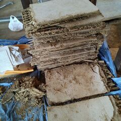 土壁、竹小舞、瓦の葺き土もらっていただけませんか？