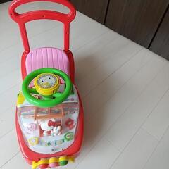ハローキティ オモチャ車 手押し車