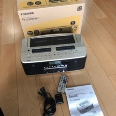 CDラジオカセットレコーダー(カセット側不良、ジャンク)