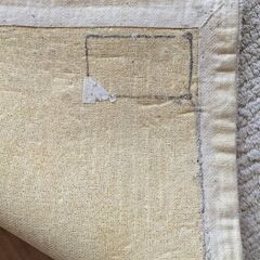 LAURA ASHLEY 絨毯 白（140mm*200mm）を譲ります。の画像