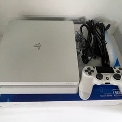 「PlayStation®4 グレイシャー・ホワイト 500GB CUH-2100AB02」リサイクルショップ宮崎屋住吉店22.4.24  yの画像