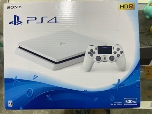 「PlayStation®4 グレイシャー・ホワイト 500GB CUH-2100AB02」リサイクルショップ宮崎屋住吉店22.4.24  y