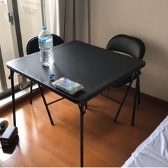 BOOSDEN折りたたみ椅子 + 折りたたみテーブル