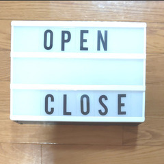 照明付き ☆ メッセージボード 英語