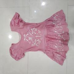 バレエレオタード　兼　水着　120 ピンク