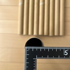 紙芯　10本セット　図画工作に　珍しいサイズです　の画像