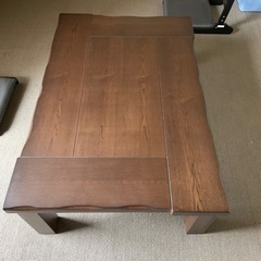 家具調こたつと座椅子4脚セット