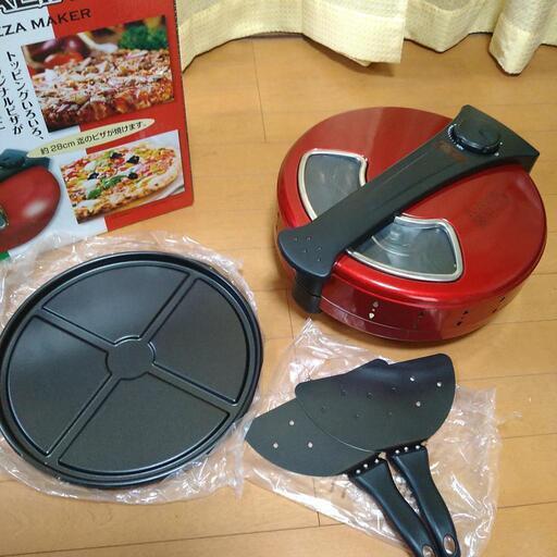 値下げ【超美品✨】卓上ピザメイカー（回転ピザ焼きマシン）