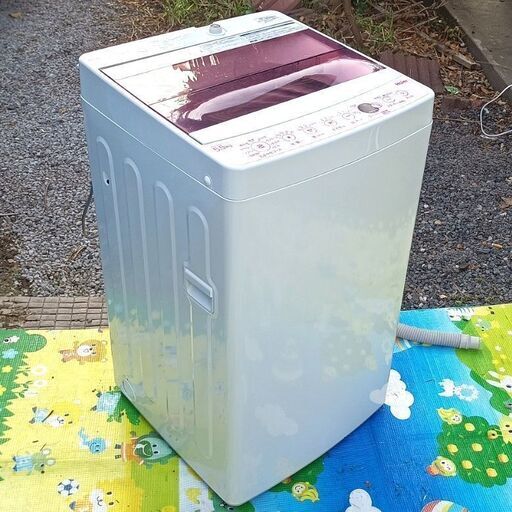 ★極美品！かわいいピンク！配達可！★ ハイアール 5.5㎏ 全自動洗濯機 JW-C55CX