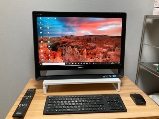 【値下げ】SONY VAIO Core2Duo 24インチのフルHD大画面　液晶一体型PC